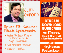 <h5>Cliff Oxford: Swampside, Eliteside, Upsidedownside</h5>