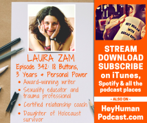 <h5>Laura Zam: 18 Buttons, 3 Years & Personal Power</h5>