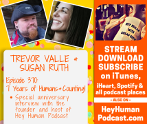 <h5>Susan Ruth and Trevor Valle: 7 Years of Humans and Counting</h5>