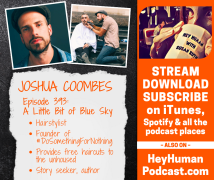 <h5>Joshua Coombes: A Little Bit of Blue Sky</h5>